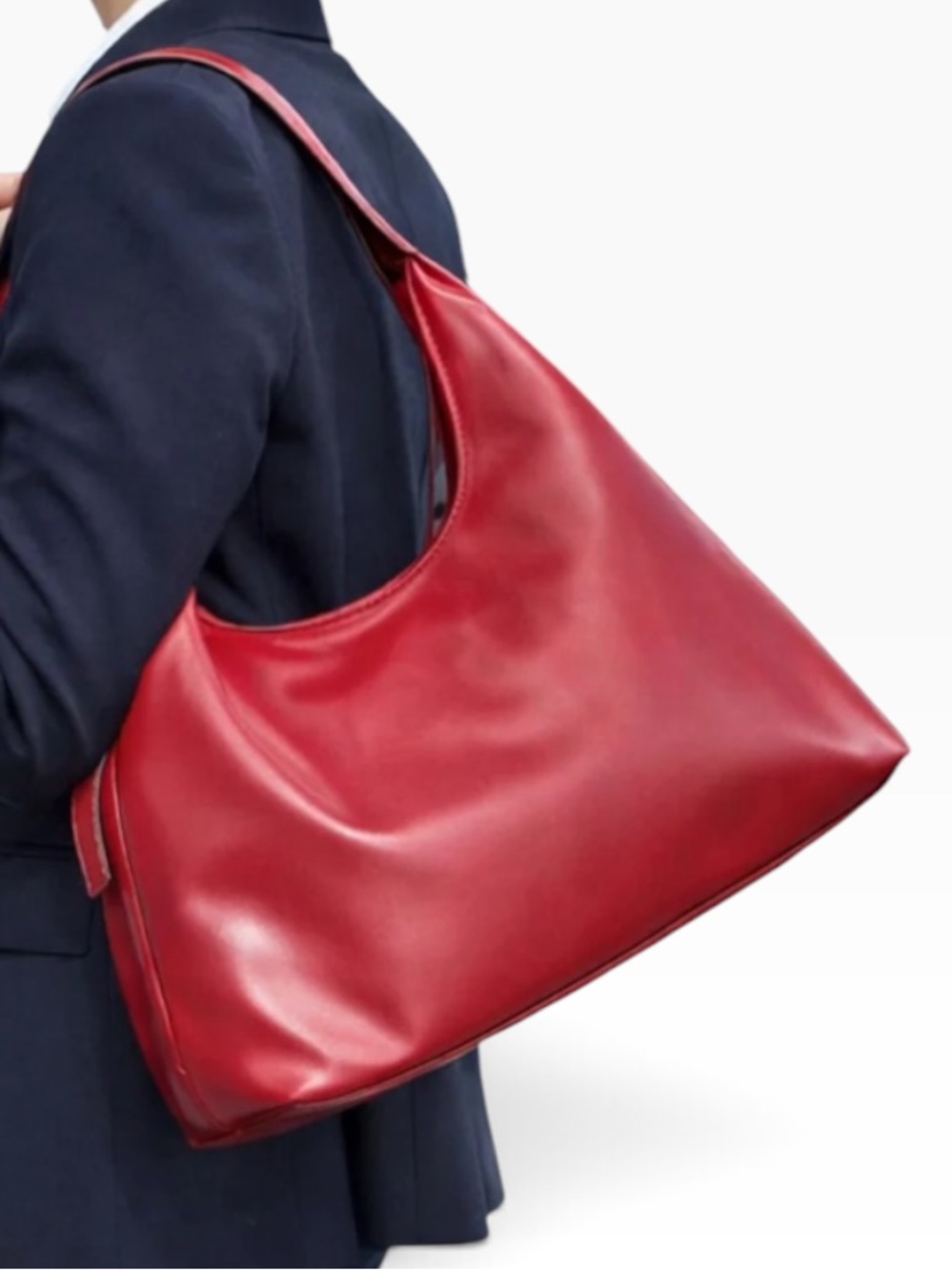K. Carroll Brit Bag Purse Hobo in Red NWOT